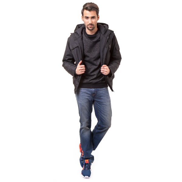 Kurtka zimowa męska CONFRONT KURTKA ITNERS cfv34kum06001 kolor czarny