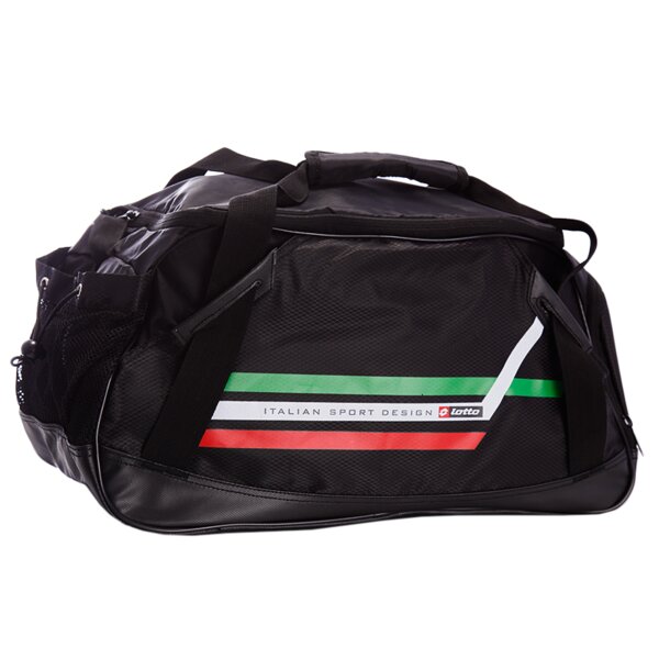 Torba sportowa damska LOTTO TORBA SPORTS ITALIA DESIGN BAG lo23bg02 kolor czarny