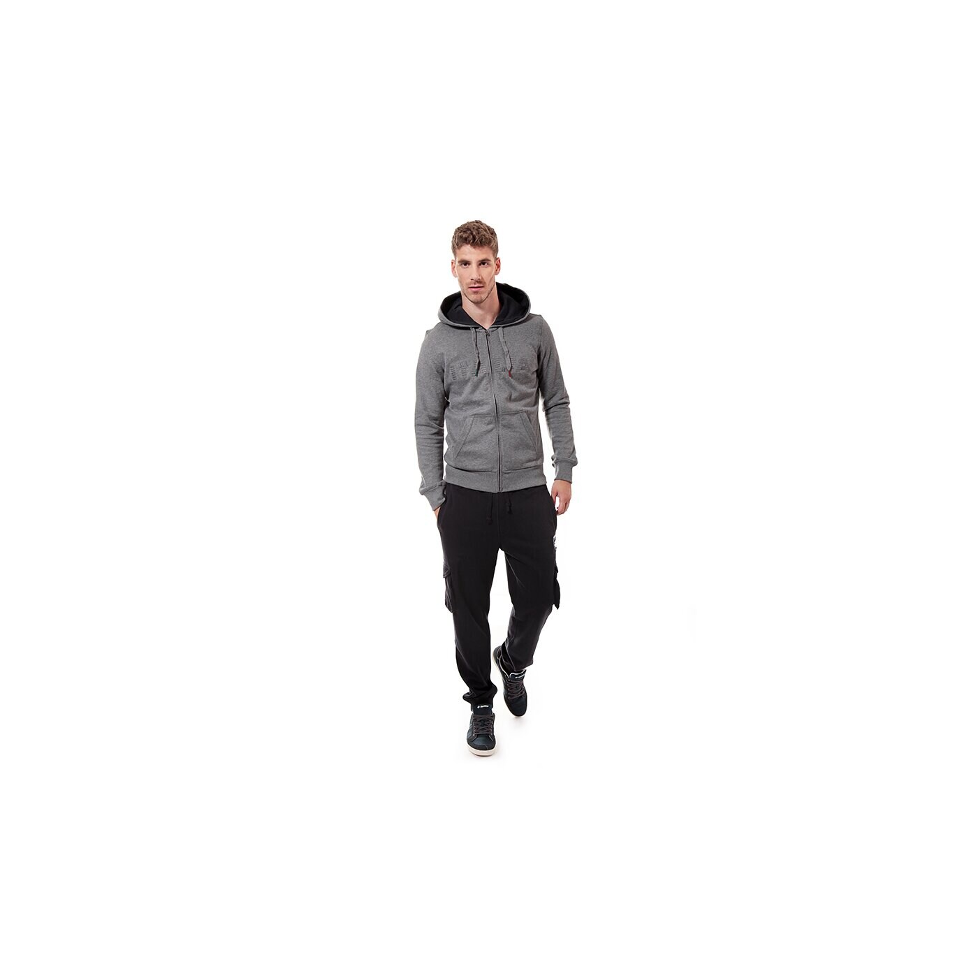 Bluza męska LOTTO BLUZA SWEAT FZ KIP HD r2236 kolor szary