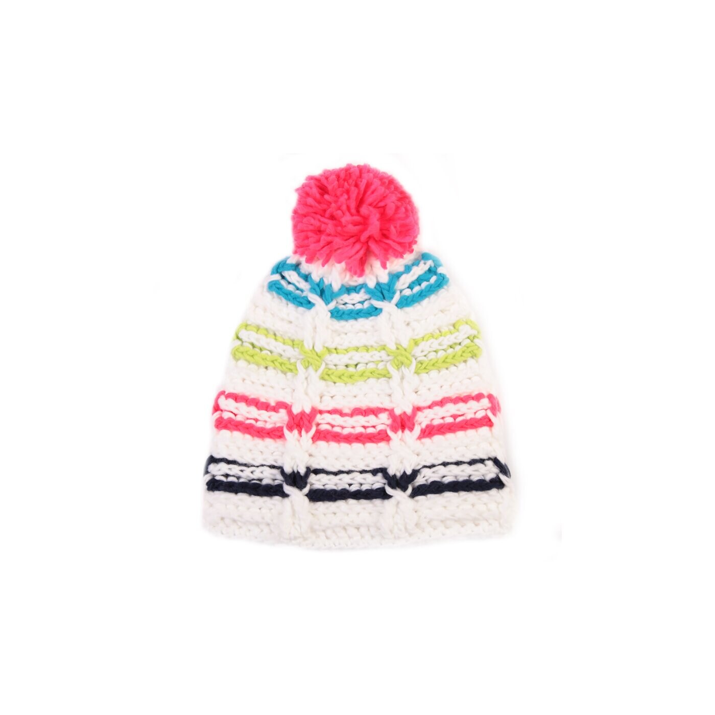 Czapka zimowa damska ROXY CZAPKA ZIMOWA SNOWED IN erjha00029wbbo kolor biały