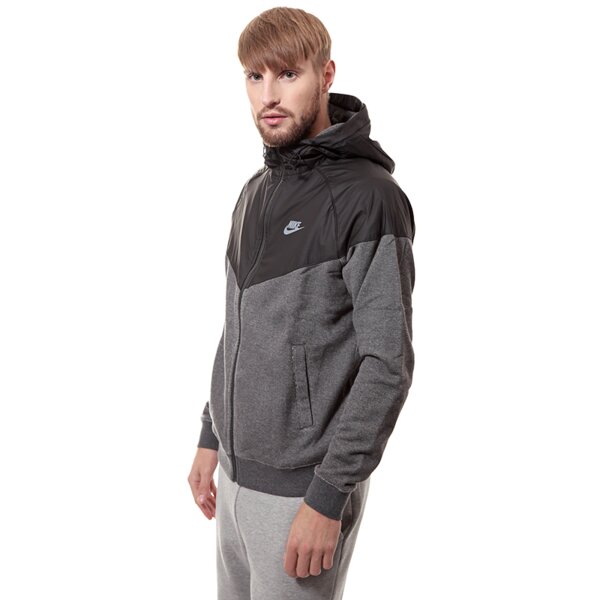 Bluza męska NIKE BLUZA FLEECE MIX-RU WR 616625071 kolor szary