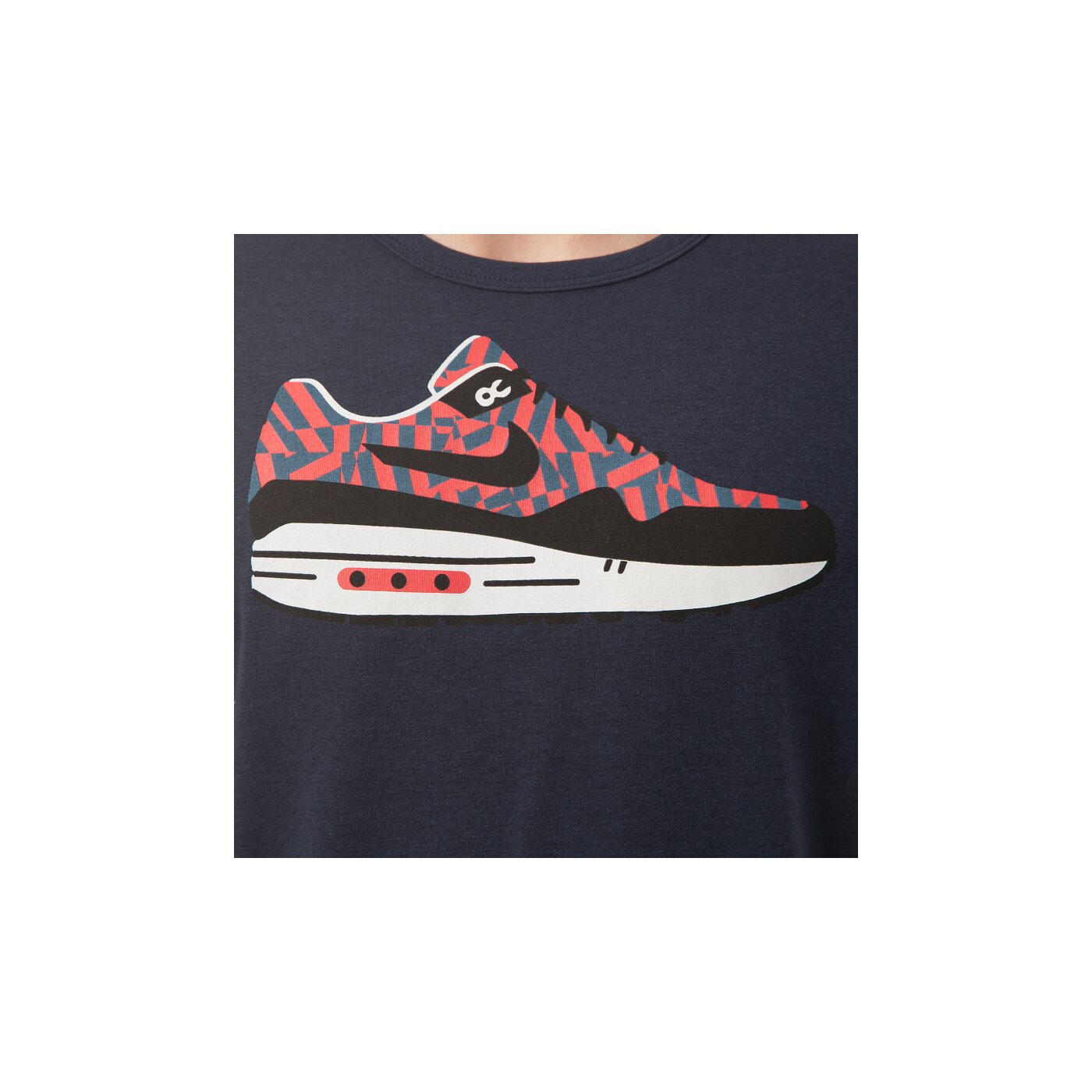 Koszulka męska NIKE T-SHIRT TEE-AIR MAX 644166451 kolor granatowy