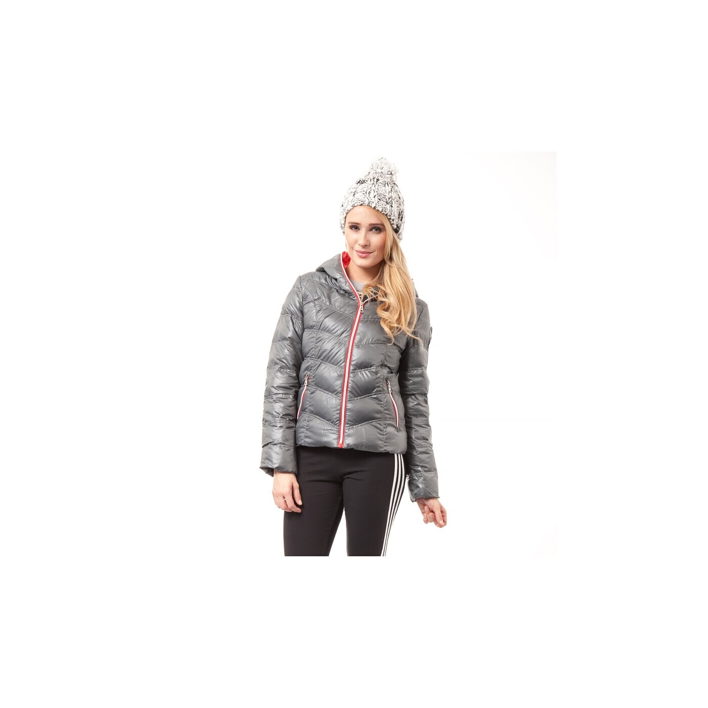 Kurtka zimowa damska FEEWEAR  KURTKA LOWA fw34pkud02002 kolor szary