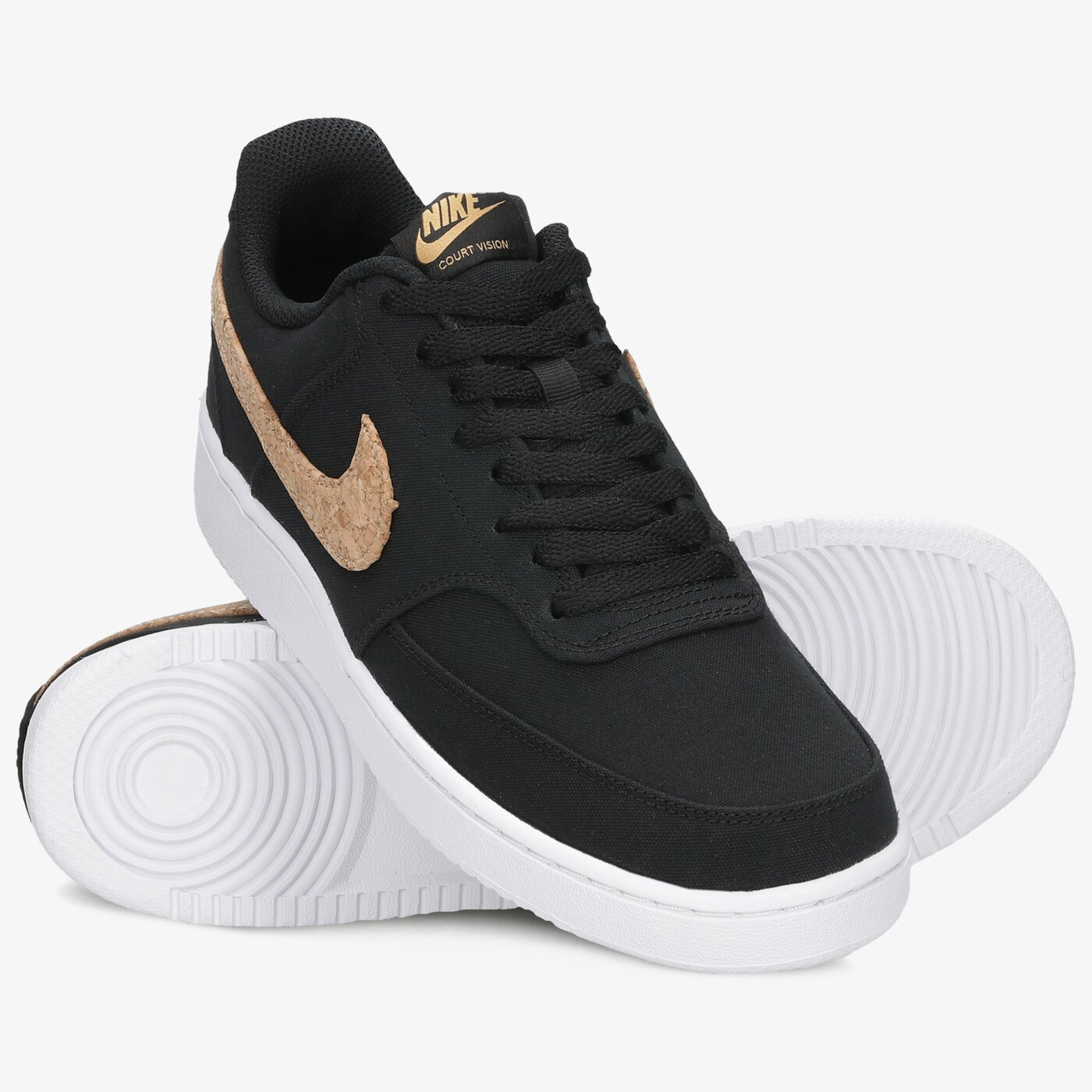 Buty sportowe męskie NIKE COURT VISION LO CNVS dj1970-001 kolor czarny