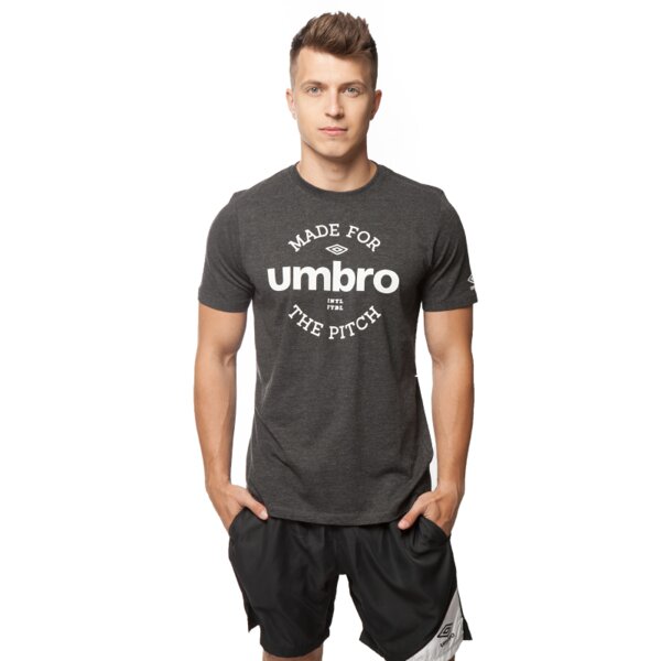 Koszulka męska UMBRO T-SHIRT GRAPHIC TEE MADE 63134u9jw kolor czarny