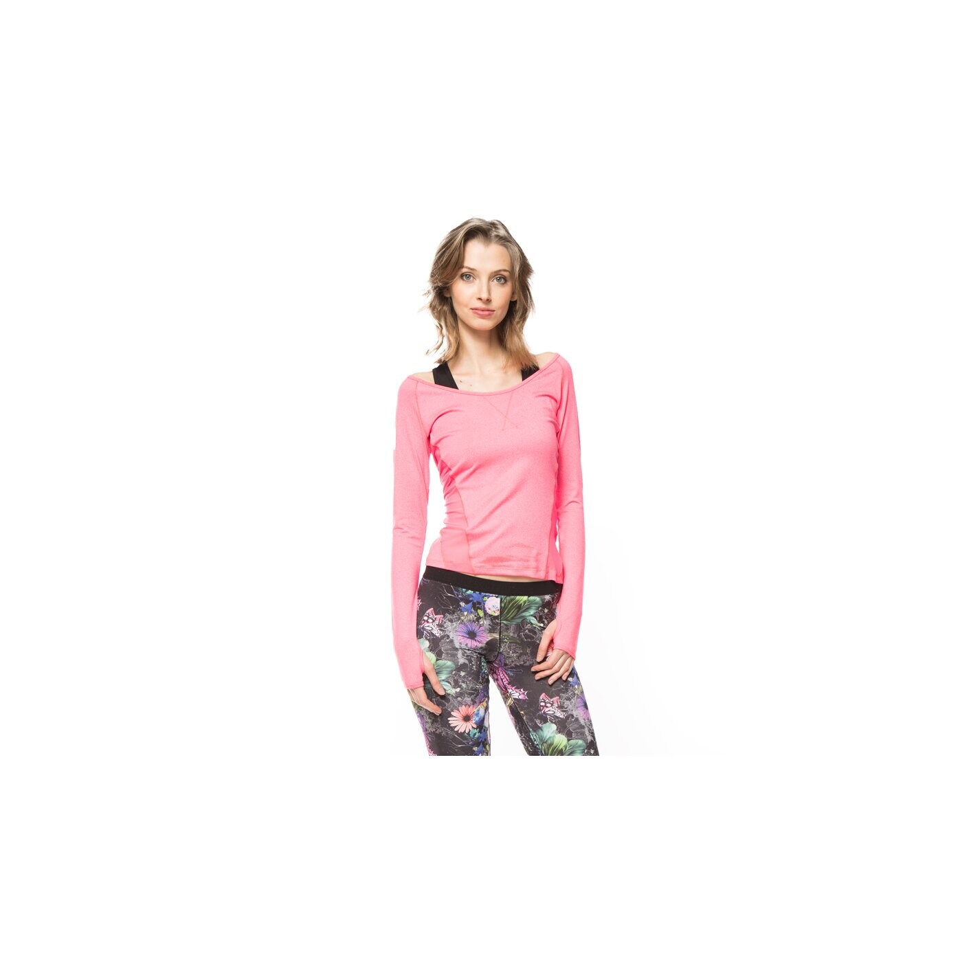 Koszulka damska LOTTO T-SHIRT LS FORMA lo16tld05001 kolor fioletowy