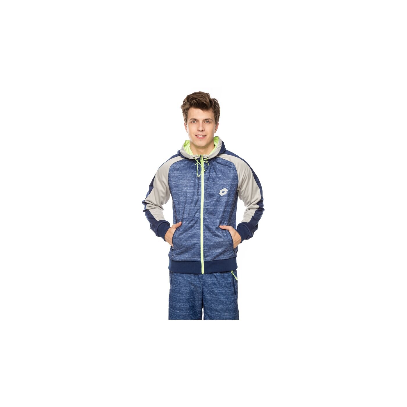 Bluza męska LOTTO BLUZA WREN II HD s0412 kolor niebieski