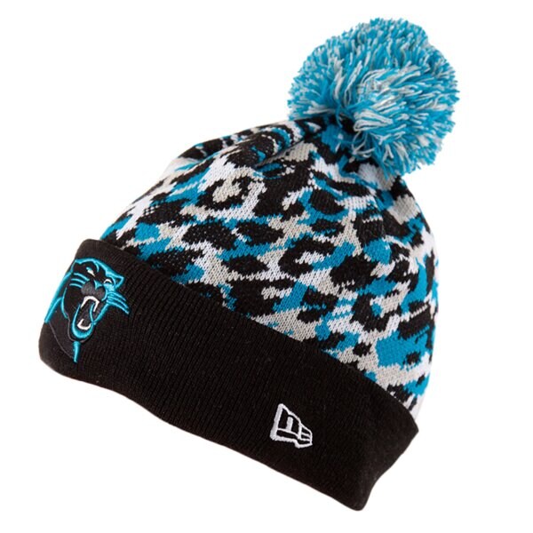 Czapka zimowa damska NEW ERA CZAPKA SKETCH'D CAROLINA PANTHERS 10877927 kolor granatowy