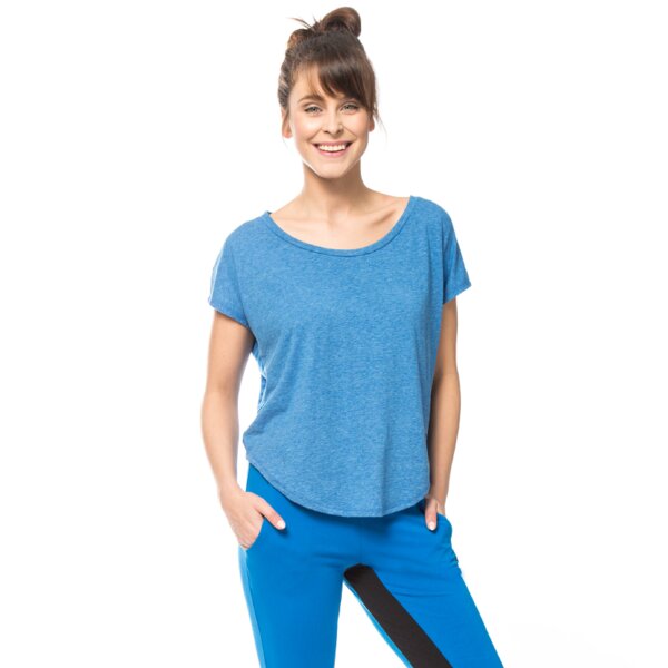 Koszulka damska UMBRO T-SHIRT KOBA ul16tsd42001 kolor niebieski