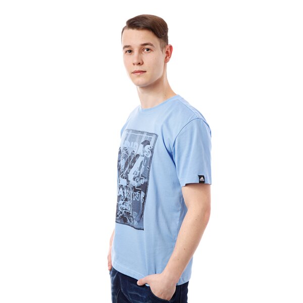 Koszulka męska ADIDAS T-SHIRT 24-7 ADIDAS d89086 kolor niebieski