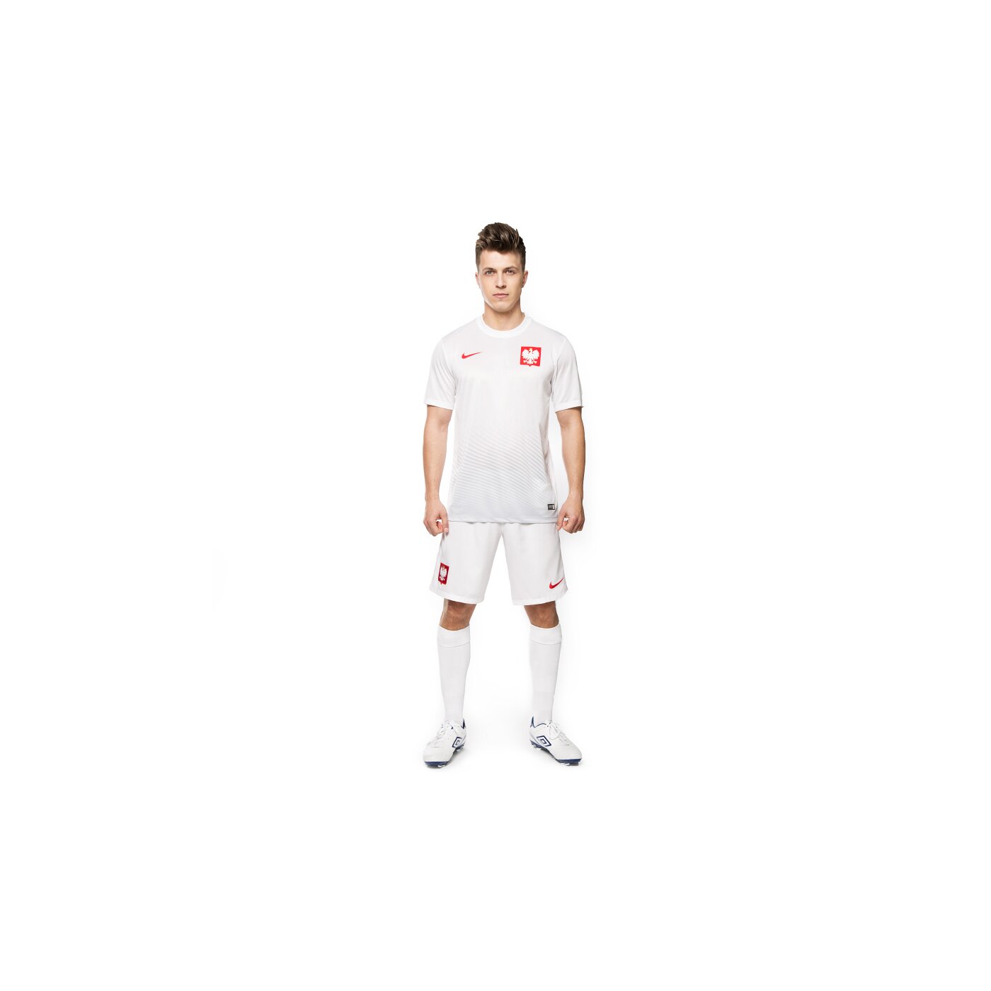 Koszulka męska NIKE T-SHIRT POL M H/A SUPPORTERS 724632100 kolor biały