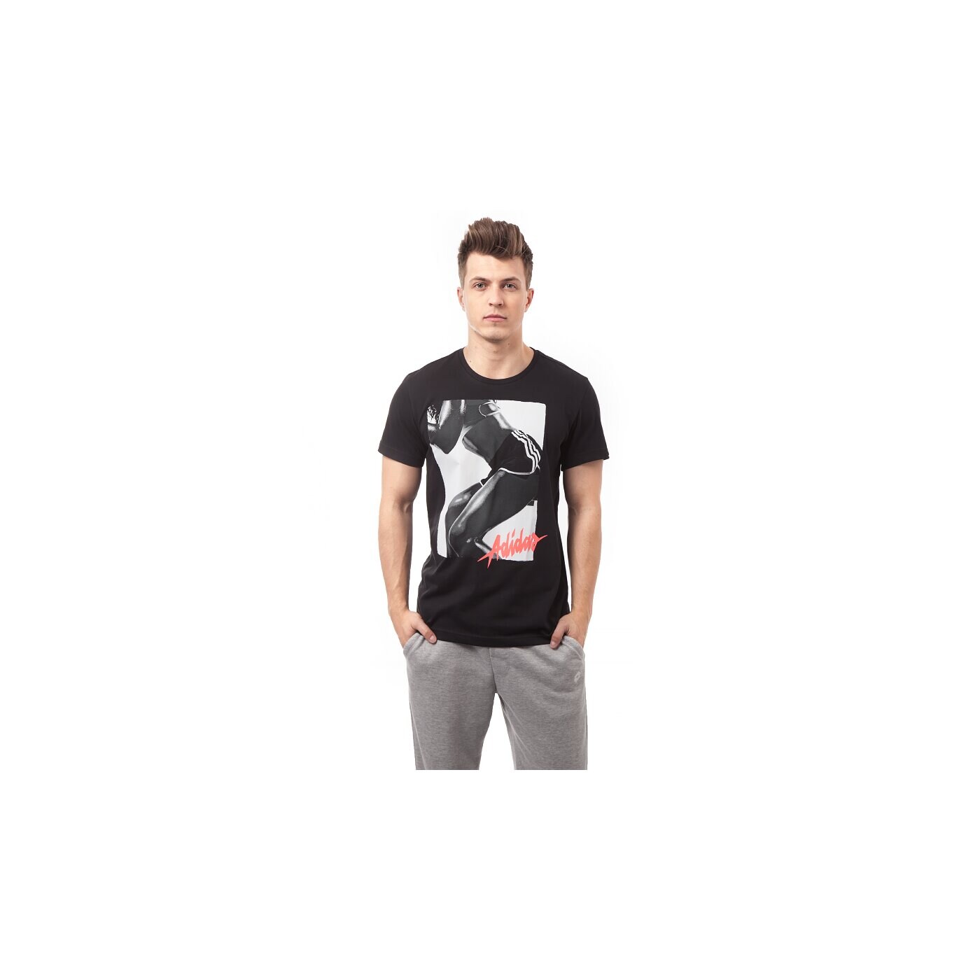 Koszulka męska ADIDAS T-SHIRT WORK OUT GIRL s16570 kolor czarny
