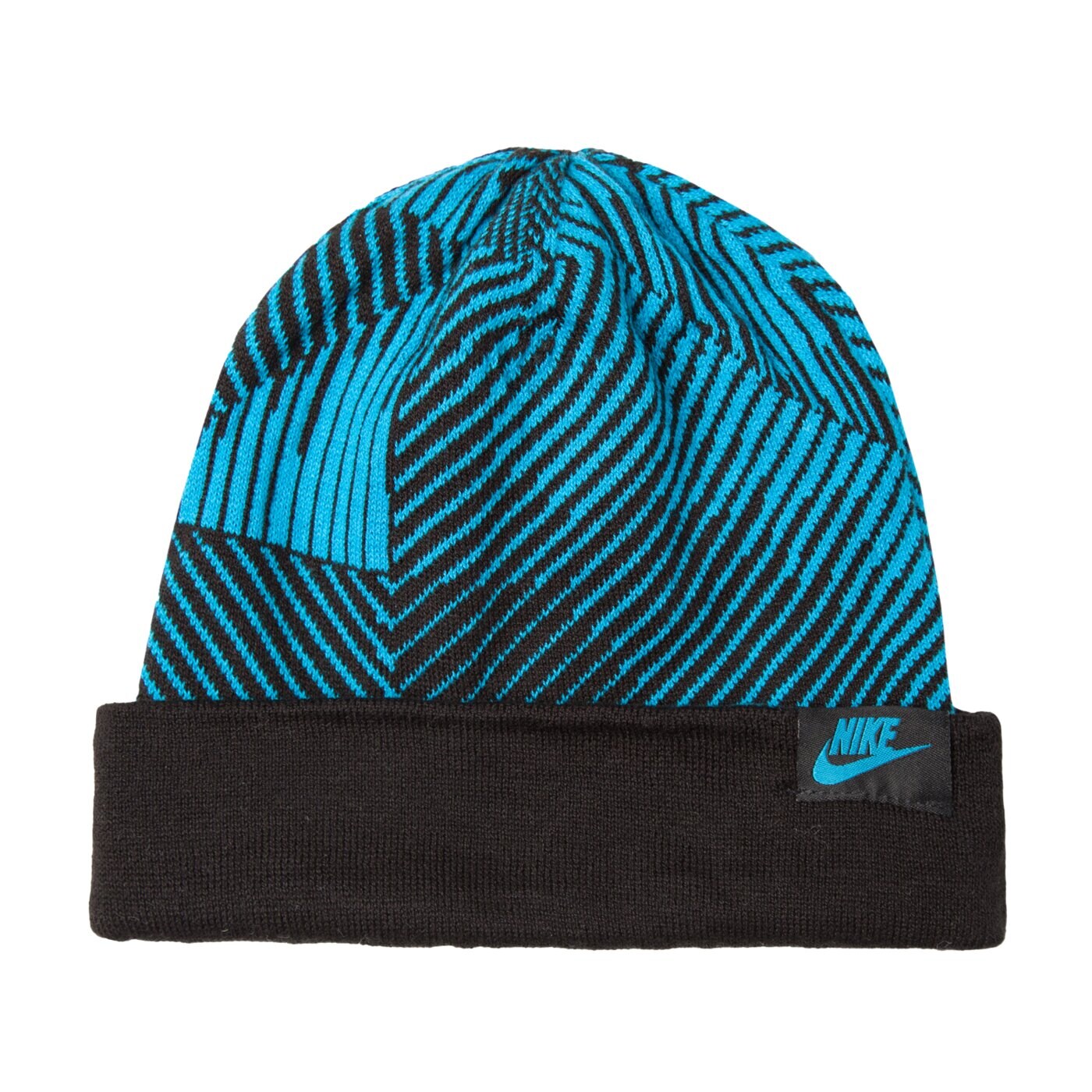 Czapka zimowa damska NIKE CZAPKA ZIMOWA SEASONAL CUFF BEANIE YTH 728497407 kolor niebieski