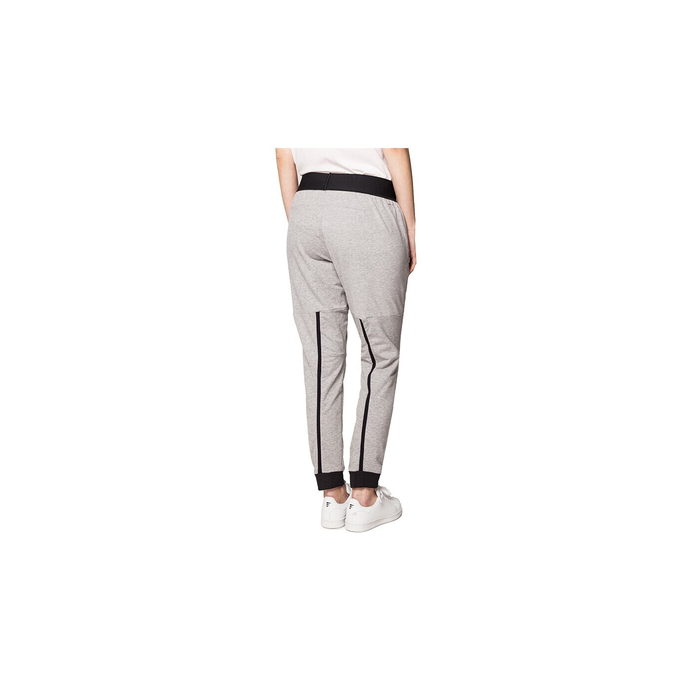 Spodnie dresowe damskie ADIDAS SPODNIE TAPPERED PANT aj6343 kolor szary