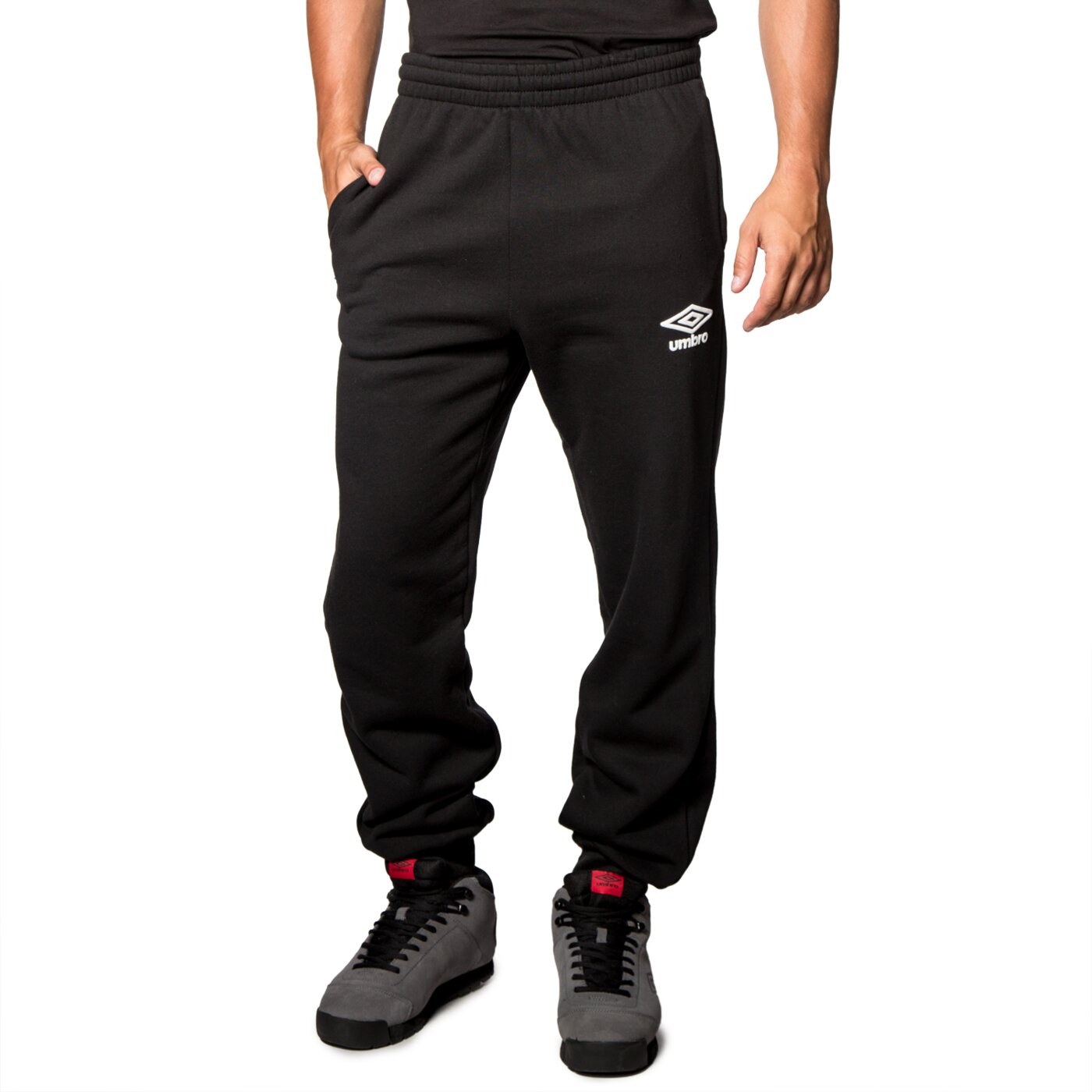 Spodnie dresowe męskie UMBRO SPODNIE FLEECE PANT 64099u060 kolor czarny