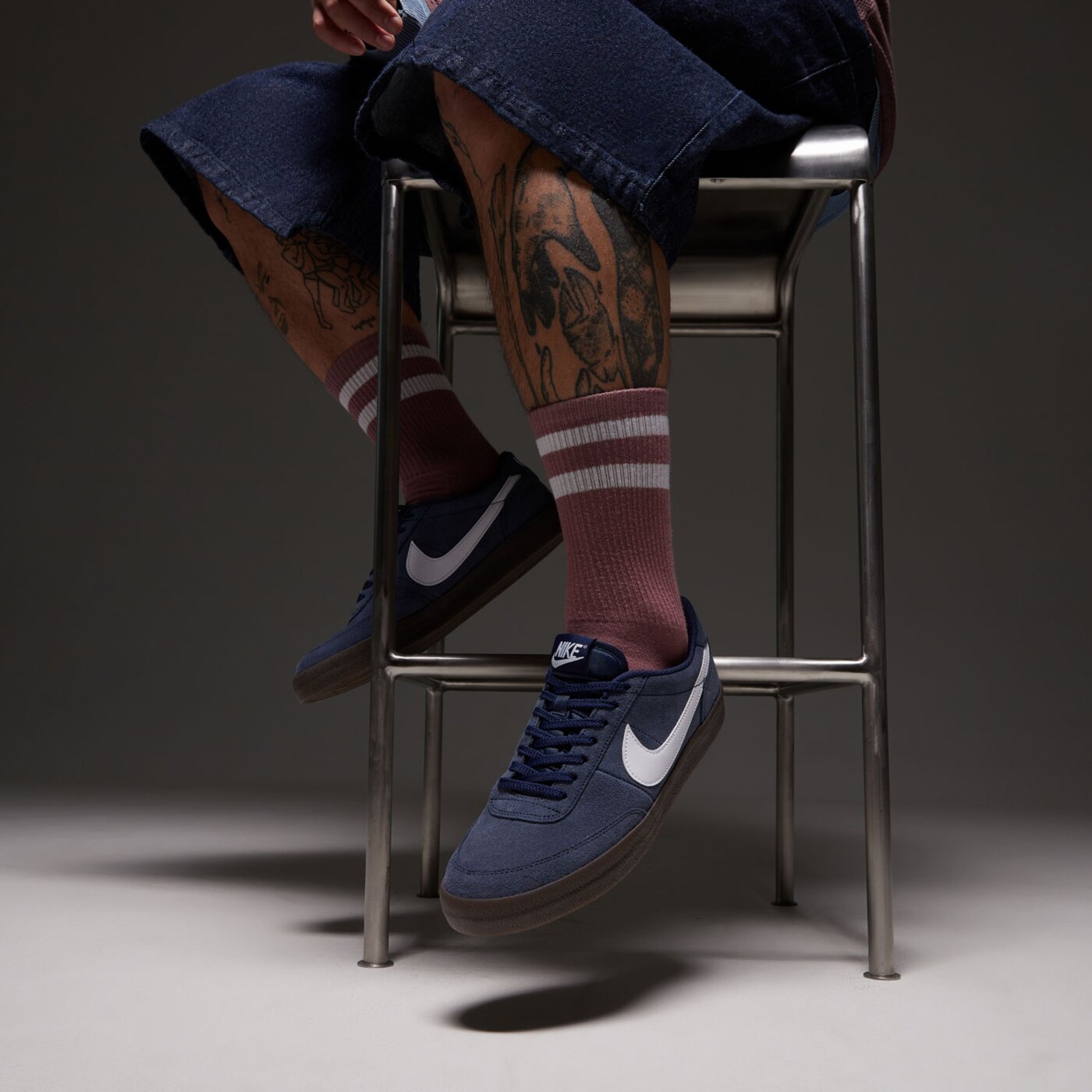 Buty sportowe męskie NIKE KILLSHOT 2  fq8903-400 kolor granatowy