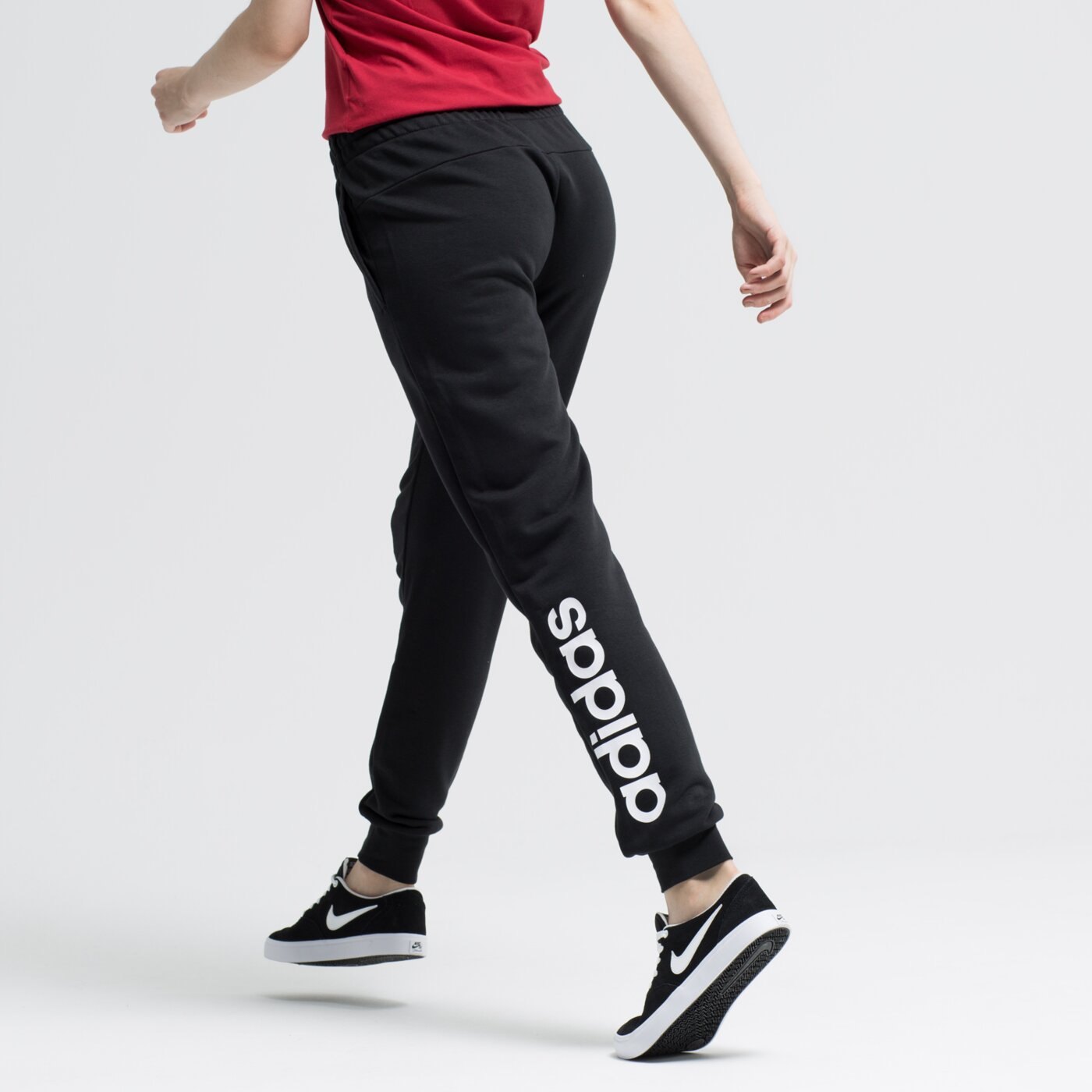 ADIDAS SPODNIE W E LIN (DP2398) Damskie | cena 169,99 PLN, kolor CZARNY | Spodnie adidas