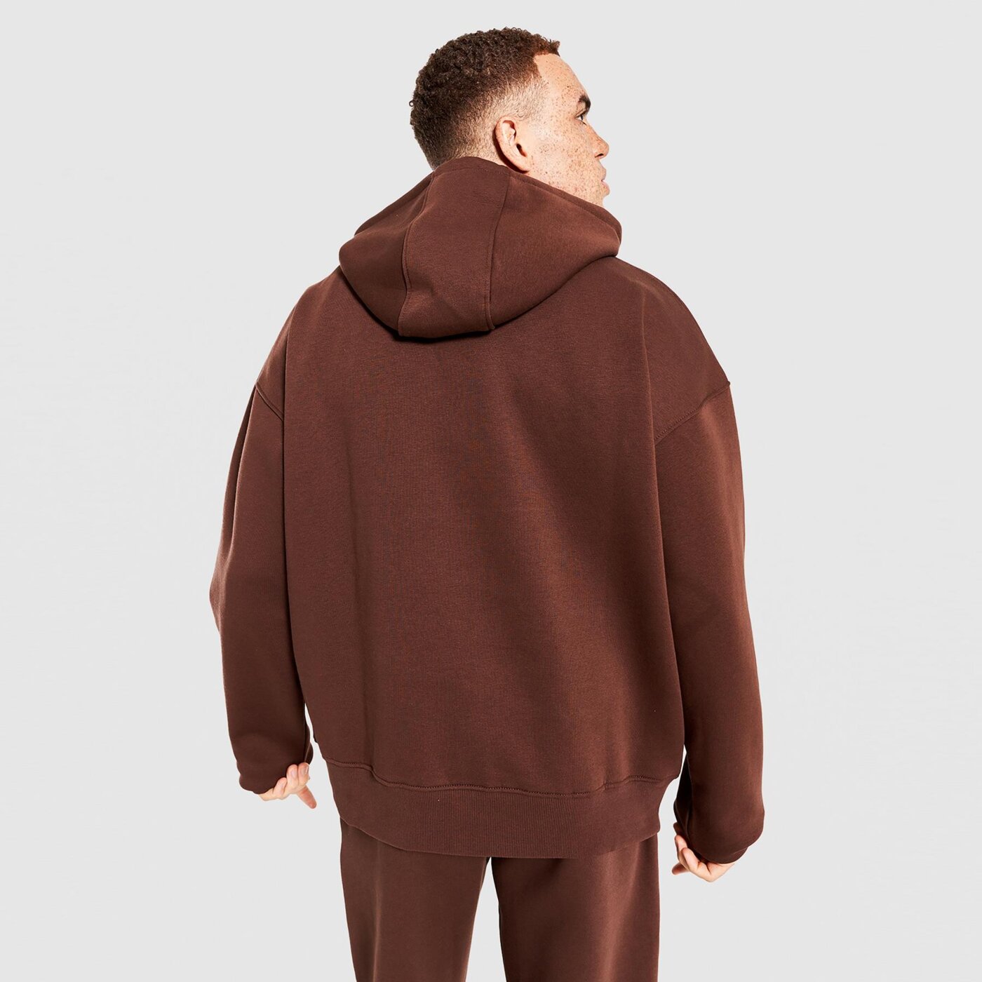 Bluza męska REEBOK BLUZA Z KAPTUREM BRYNE rk25096mgm100051 kolor brązowy