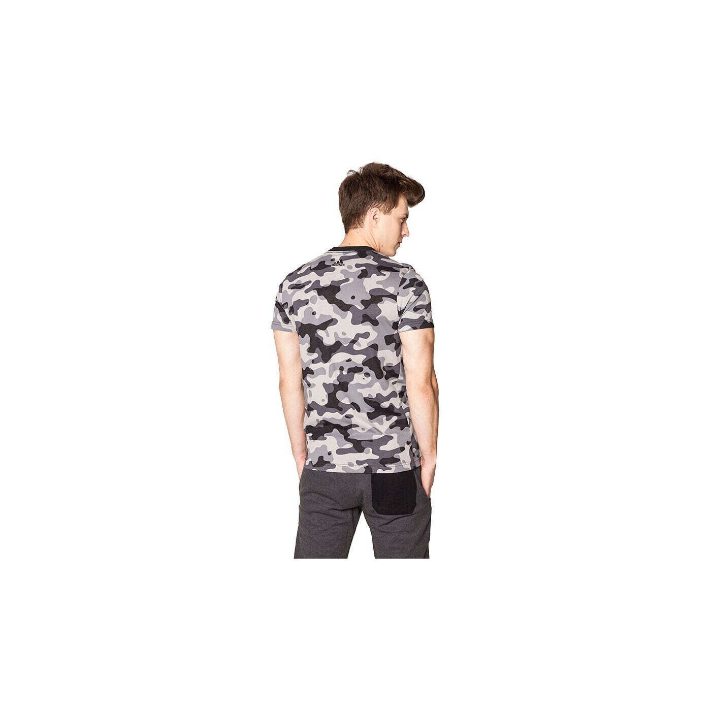 Koszulka męska ADIDAS T-SHIRT LIN TEE CAMO ao0899 kolor czarny