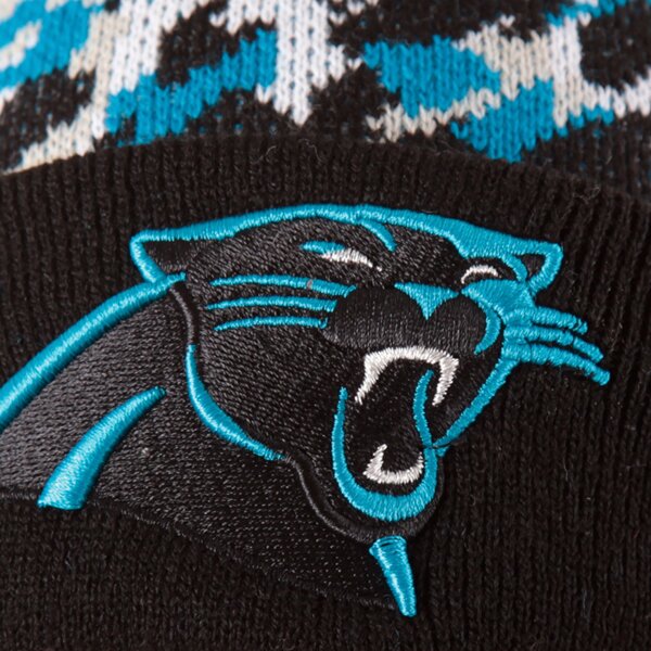 Czapka zimowa damska NEW ERA CZAPKA SKETCH'D CAROLINA PANTHERS 10877927 kolor granatowy