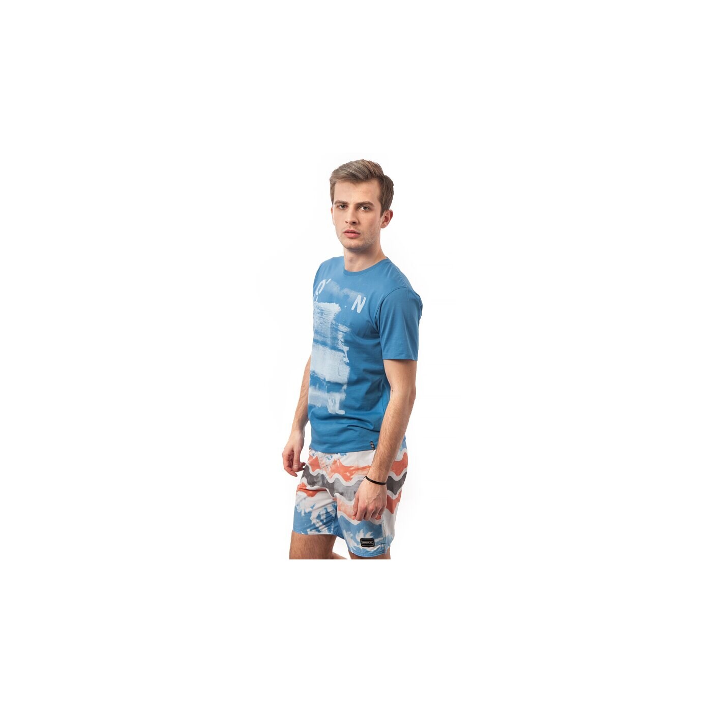 Koszulka męska O'NEILL T-SHIRT LM S/SLV TEE 5036085084 kolor niebieski
