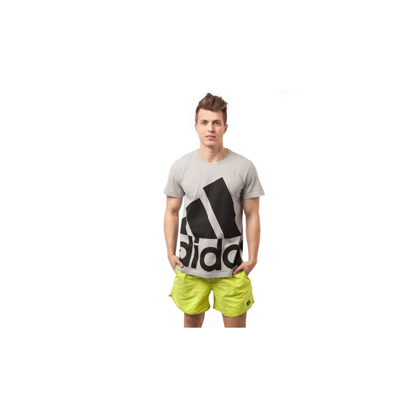 Koszulka męska ADIDAS T-SHIRT LOGO TEE BIG s21315 