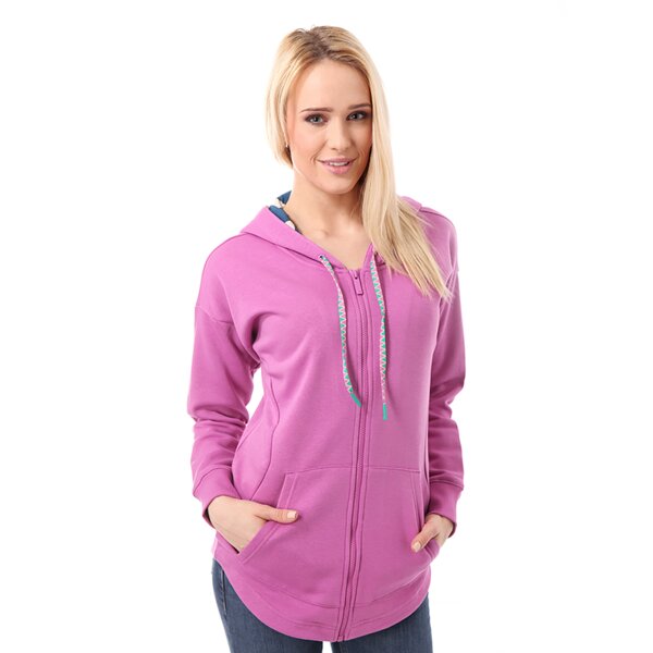 Bluza damska ADIDAS BLUZA NAT HOODED TT f79370 kolor fioletowy