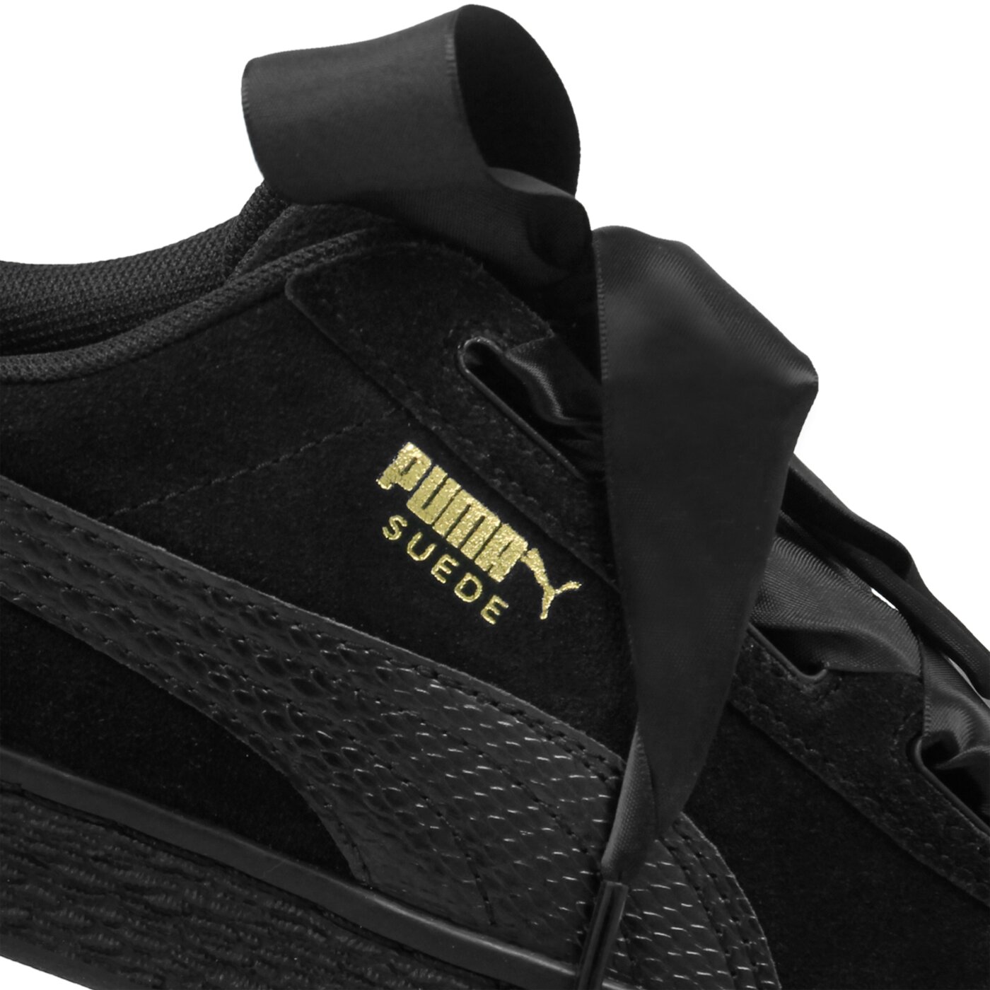 Buty dziecięce PUMA SUEDE HEART SNK JR 36491806 kolor czarny