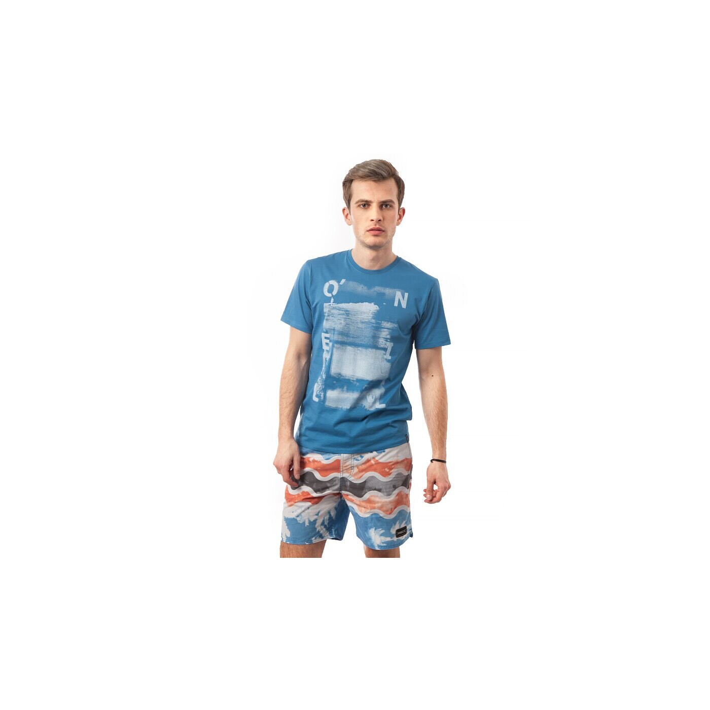 Koszulka męska O'NEILL T-SHIRT LM S/SLV TEE 5036085084 kolor niebieski