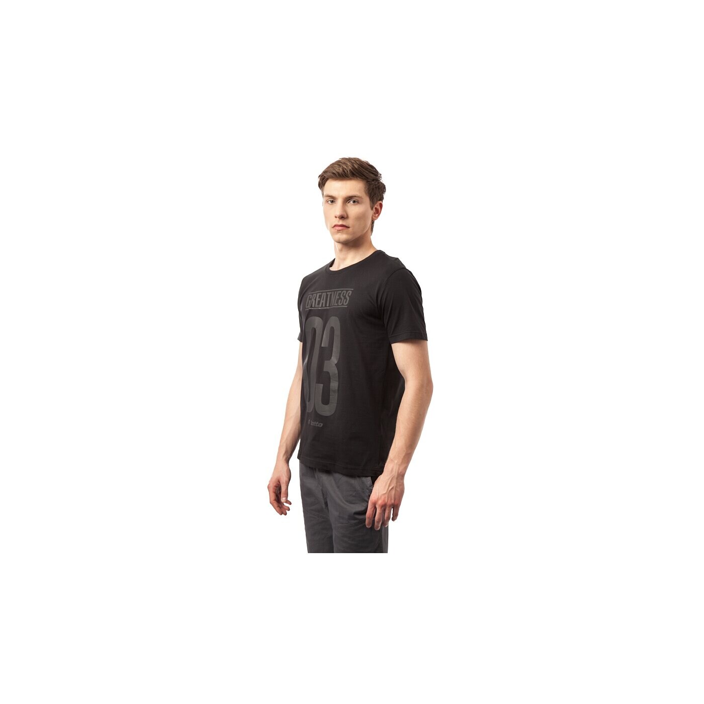 Koszulka męska LOTTO T-SHIRT KROOS lo15tsm46001 kolor czarny