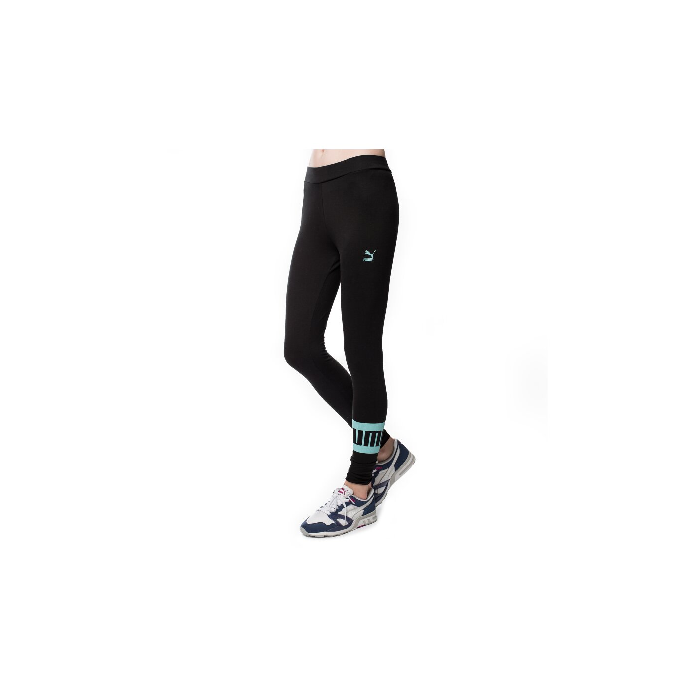 Spodnie dresowe damskie PUMA SPODNIE ICON LEGGINGS 56926801 kolor czarny