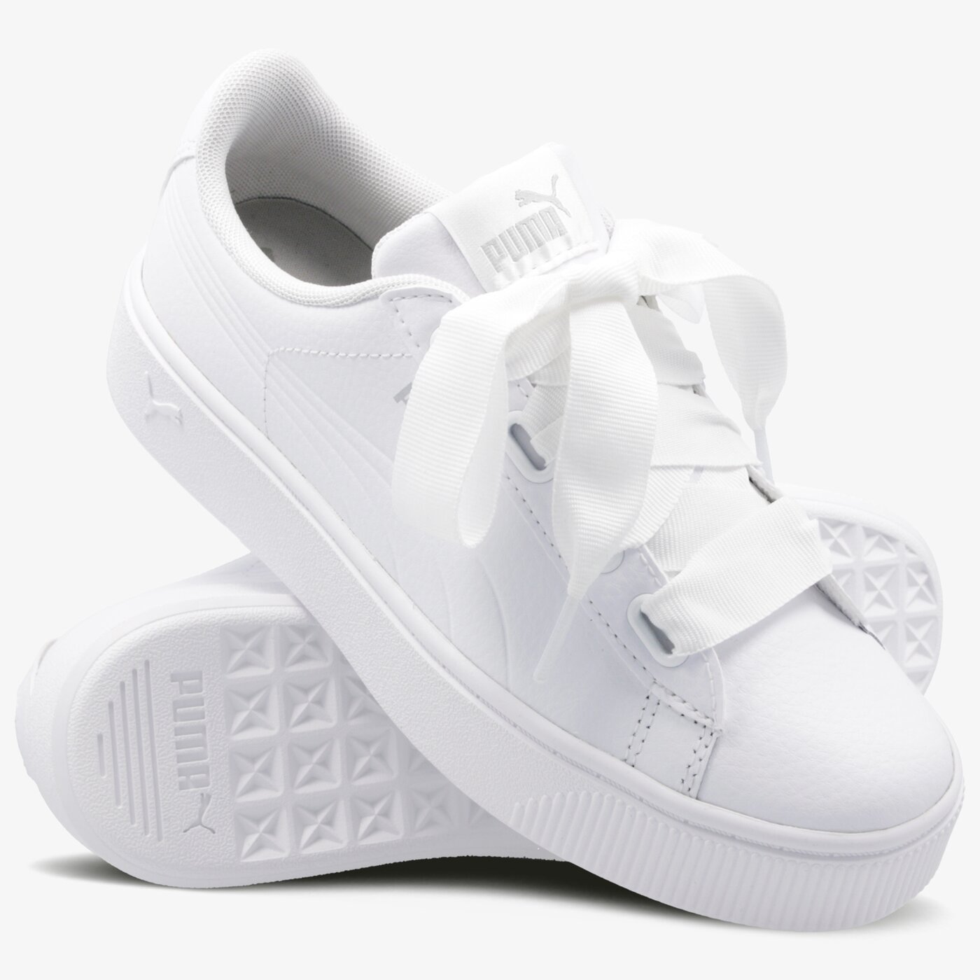 PUMA VIKKY STACKED RIBBON CORE (36911202) Damskie | cena 99,99 PLN, kolor biaÅy | Buty lifestyle