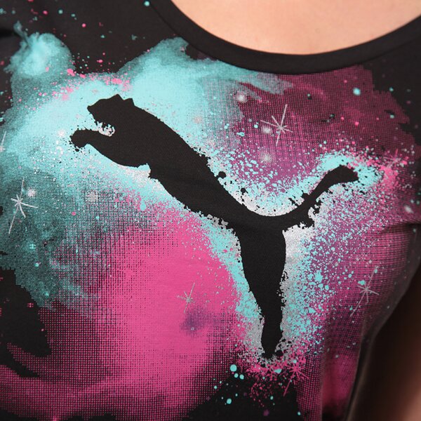 Koszulka damska PUMA T-SHIRT PUMA COSMIC 83024301 kolor czarny