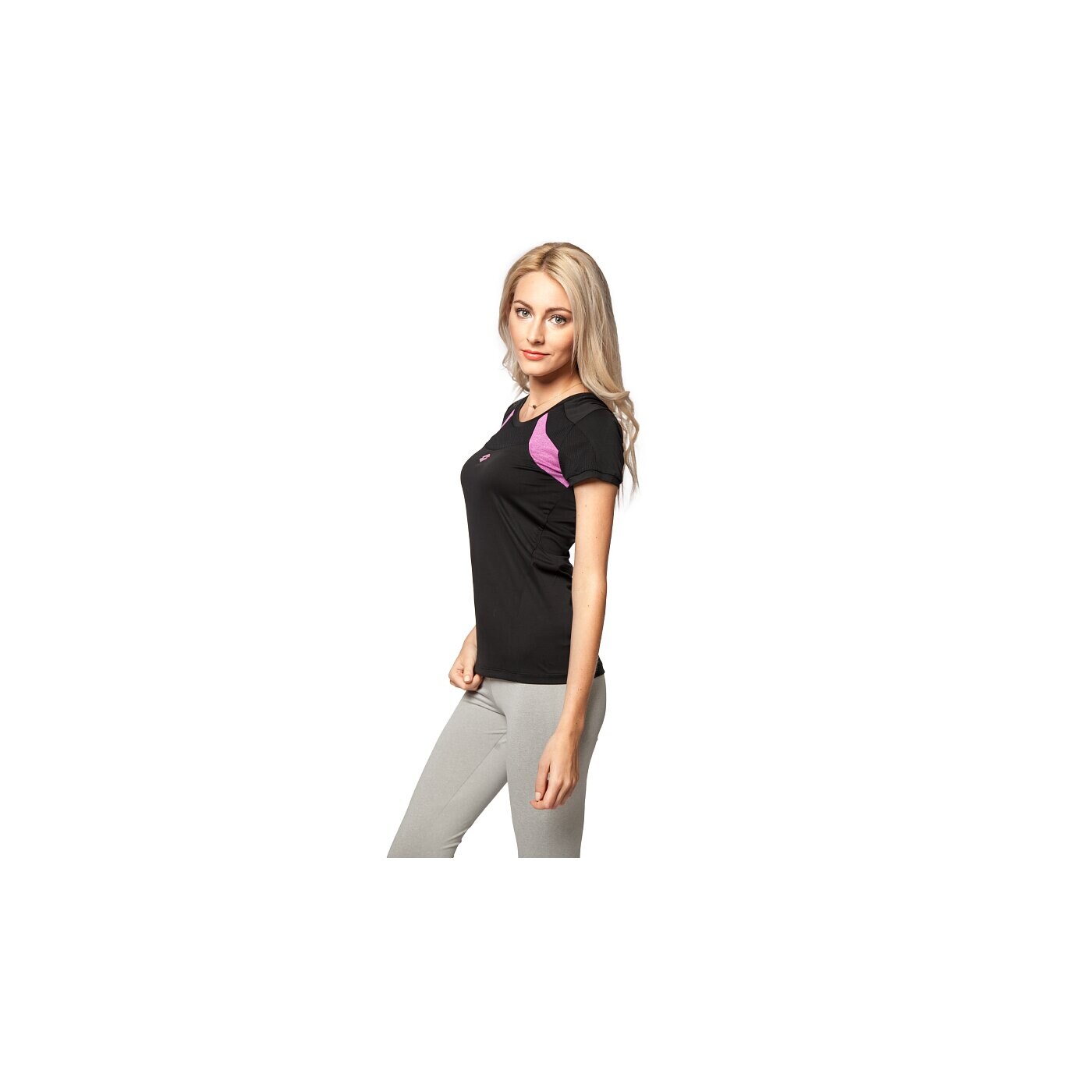 Koszulka damska LOTTO T-SHIRT MOONRIDE r7553 kolor czarny