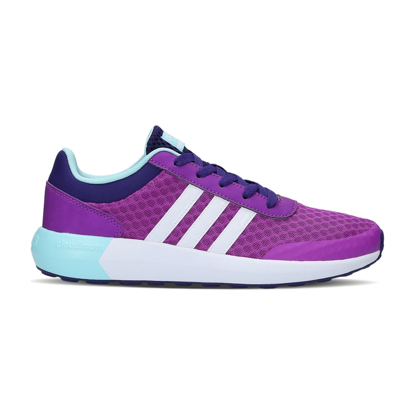 Buty do biegania dla dzieci ADIDAS CLOUDFOAM RACE K aw5357 kolor fioletowy