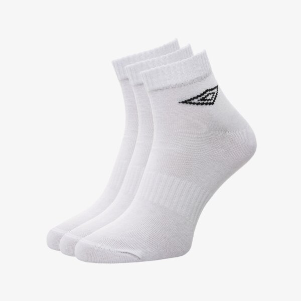 UMBRO SKARPETY QUARTER II WHT 3 PAK
