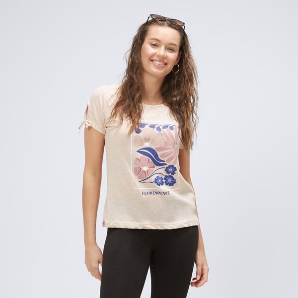 Damskie Ubrania Koszulki Damskie UP8 T-SHIRT BUNGO UP123TSD08002 kolor BEŻOWY