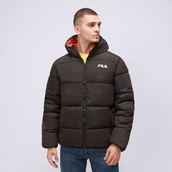 męskie odzież kurtki zimowe Męskie FILA KURTKA ZIMOWA BUGSY FW23SPM200643 kolor CZARNY