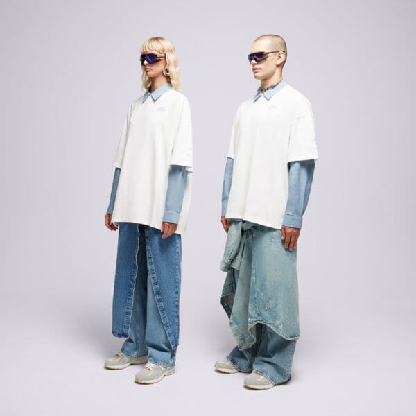 S NOW JOB SIZEER T SHIRT “MAYBE” NATURAL WHITE