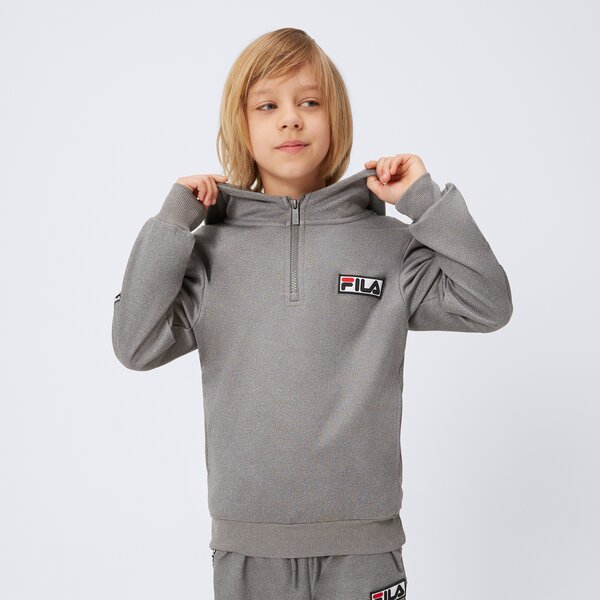  FILA BLUZA ROZPINANA Z KAPTUREM FILA PLIER GRY FW23JDK006PLIERGRY