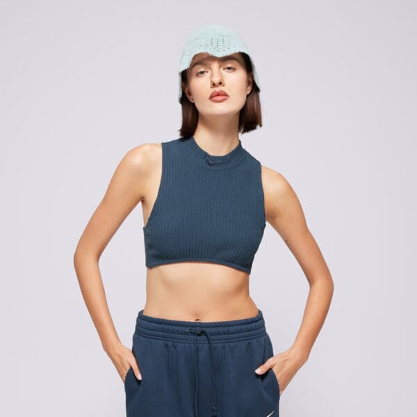 NIKE TOP W NSW NK CHLL KNT RIB CRP TNK